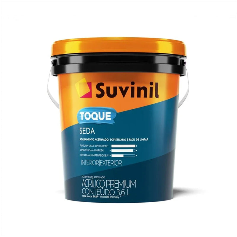 Tinta Toque Seda Branco Neve Lata 18 Litros Suvinil